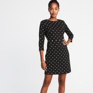Old Navy polka dot Bodycon Shift Dress